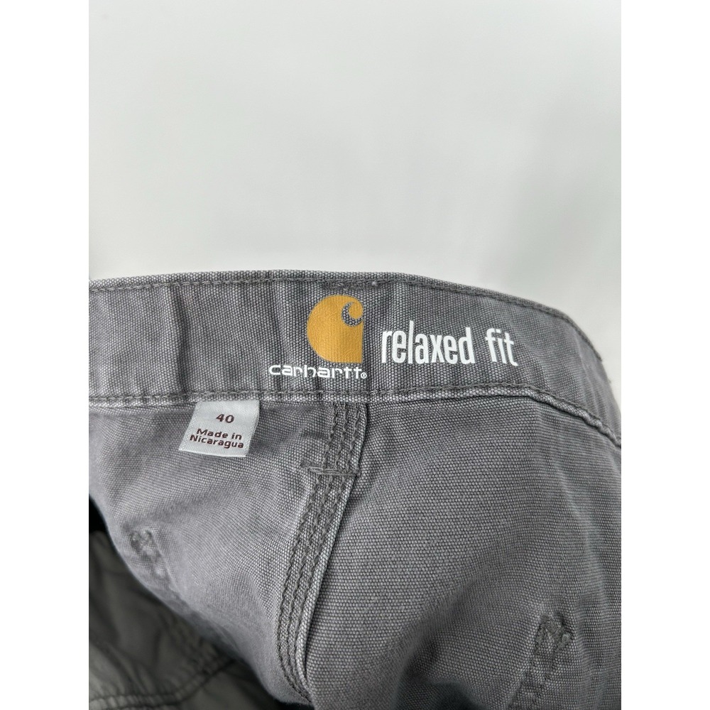 Carhartt Rugged Flex Relaxed Fit Shorts 102514-039 9" 9 Inch Inseam Size 40 - Picture 4 of 10